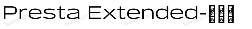 Presta Extended字体转换